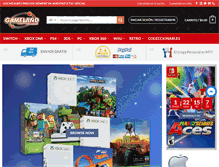 Tablet Screenshot of gamelandmexico.com